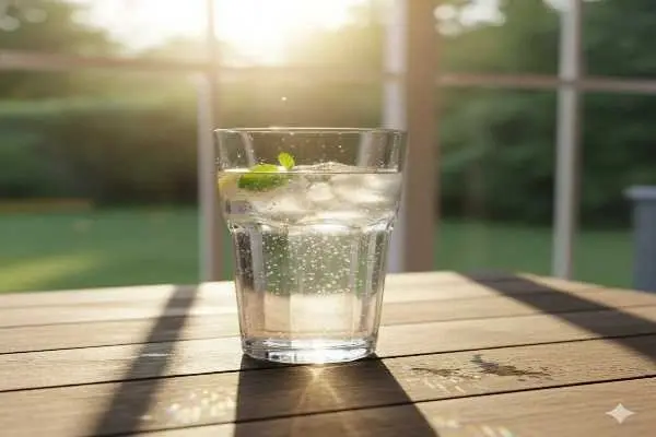 Drinking water is a healthy morning habit for success