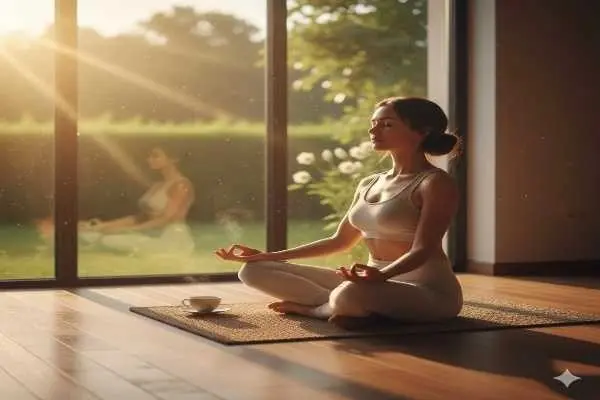Meditation and visualization as morning habits for success