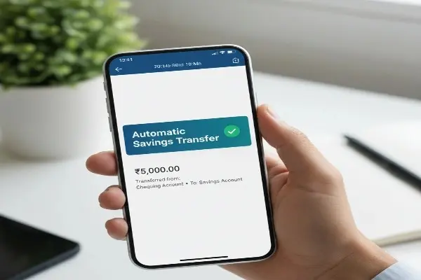 Automatic savings transfer setup for stronger Financial Discipline Habits.