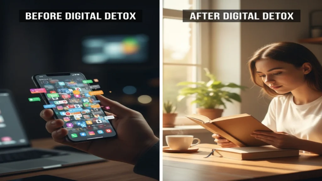 Digital detox for better focus
