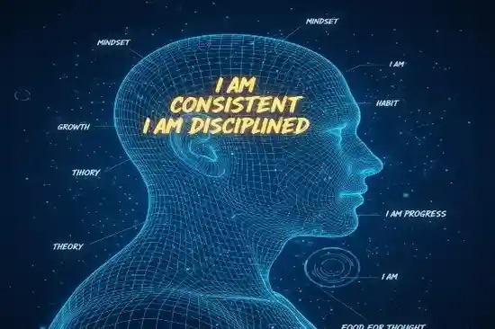 “Identity-based habits concept showing personal growth”