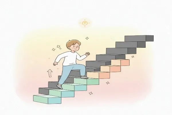 विकास की मानसिकता बनाने के लिए छोटे-छोटे कदम उठाने वाला व्यक्ति