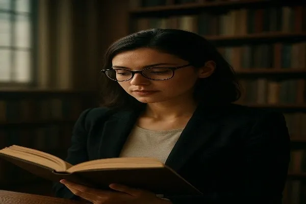 जीवन में निरंतरता कैसे बनाए रखें जब मन बार-बार टूटे दिखाती शांत और आत्मविश्वासी महिला