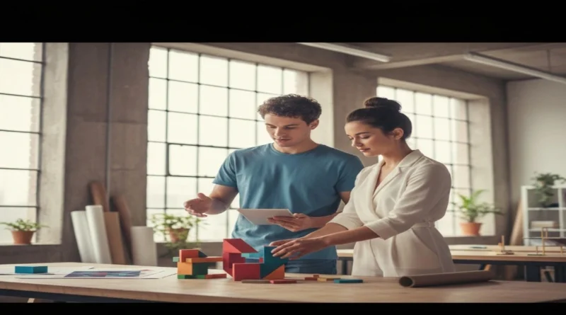 काम करते हुए आत्मविश्वास बनाते हुए लोग