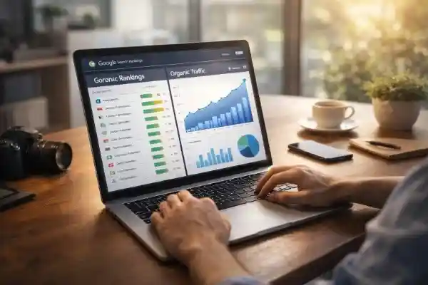 search engine optimization improving website traffic and keyword rankings