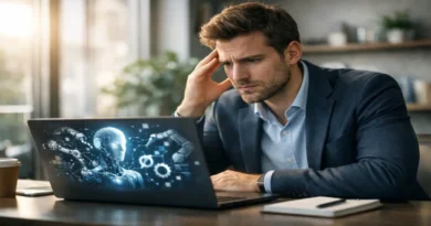professional worried about AI replacing jobs in the future